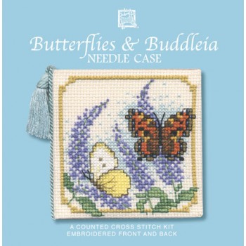 Butterflies & Buddleia Needle Case